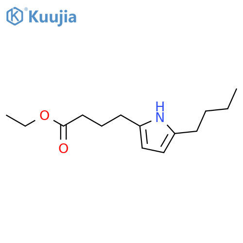 1H-PYRROLE-2-BUTANOIC ACID, 5-BUTYL-, ETHYL ESTER structure