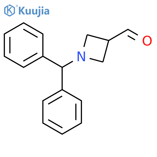 1-Benzhydrylazetidine-3-carbaldehyde structure