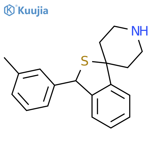 SPIRO[BENZO[C]THIOPHENE-1(3H),4'-PIPERIDINE], 3-(3-METHYLPHENYL)- structure