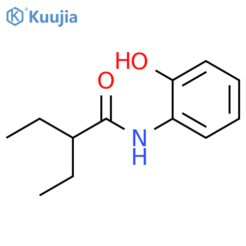 2-ethyl-N-(2-hydroxyphenyl)butanamide structure