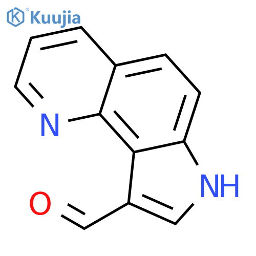 7H-Pyrrolo[2,3-h]quinoline-9-carboxaldehyde structure
