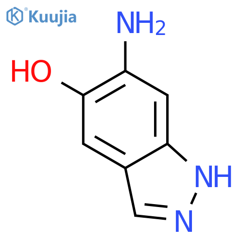 6-Amino-1H-indazol-5-ol structure