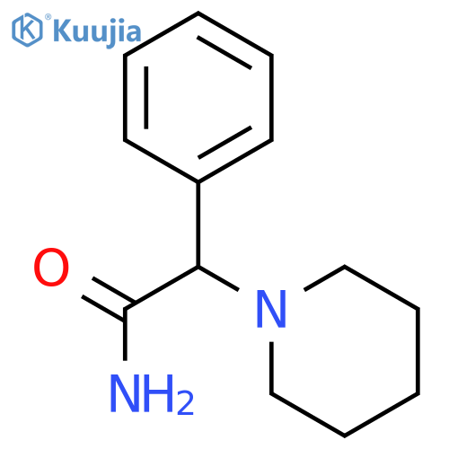 2-Phenyl-2-piperidin-1-yl-acetamide structure