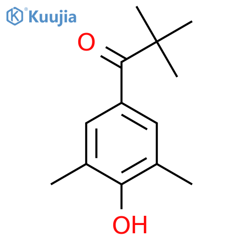 1-(4-Hydroxy-3,5-dimethylphenyl)-2,2-dimethylpropan-1-one structure
