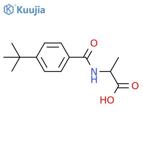 2-(4-tert-Butylphenyl)formamidopropanoic Acid structure
