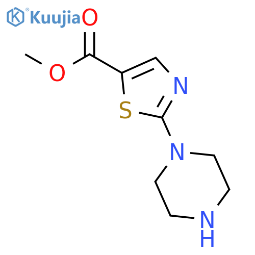 Methyl 2-(piperazin-1-yl)thiazole-5-carboxylate structure