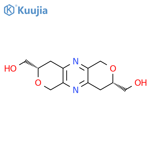 Dipyrano[3,4-b:3',4'-e]pyrazine-3,8-dimethanol, 1,3,4,6,8,9-hexahydro-, (3S,8S)- structure