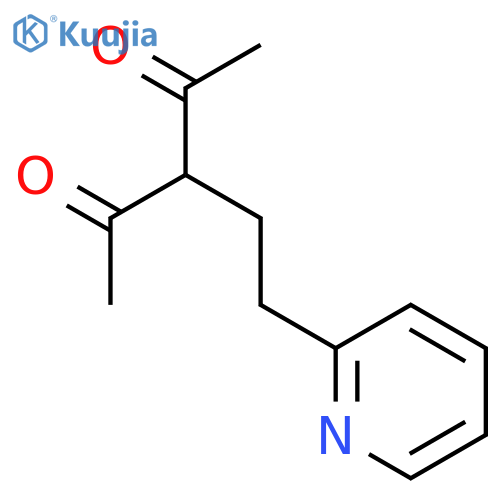 2,4-Pentanedione, 3-[2-(2-pyridinyl)ethyl]- structure