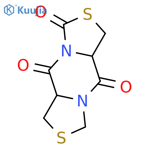 (5aR,10aR)-Tetrahydrodithiazolo3,4-a:3',4'-dpyrazine-5,10(3H,8H)-dione structure