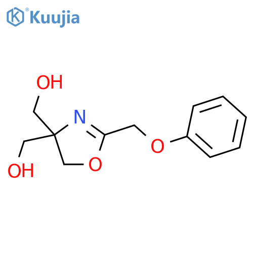 2-(Phenoxymethyl)-4,5-dihydro-1,3-oxazole-4,4-diyldimethanol structure