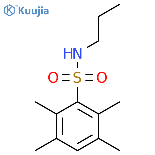 2,3,5,6-tetramethyl-N-propylbenzene-1-sulfonamide structure