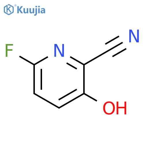 6-fluoro-3-hydroxypyridine-2-carbonitrile structure