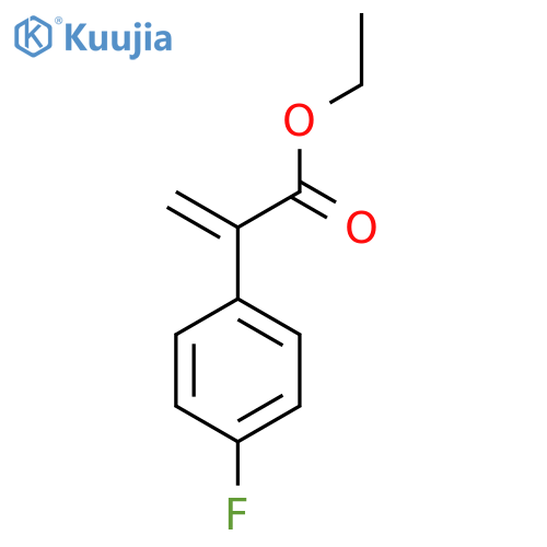Ethyl 2-(4-fluorophenyl)acrylate structure