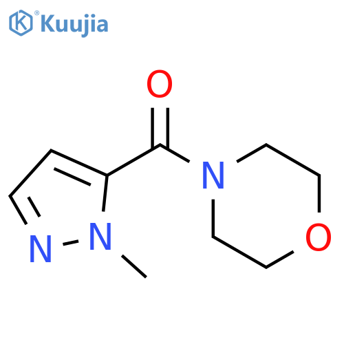MORPHOLINE, 4-[(1-METHYL-1H-PYRAZOL-5-YL)CARBONYL]- structure