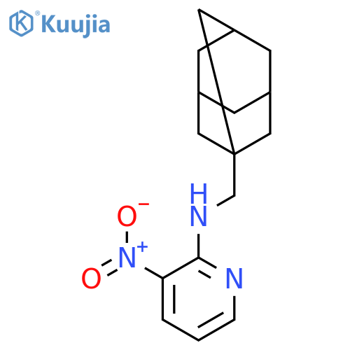 N-(1-Adamantylmethyl)-3-nitropyridin-2-amine structure