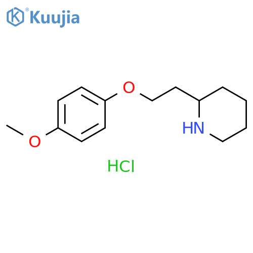 4-Methoxyphenyl2-(2-piperidinyl)ethyletherhydrochloride structure