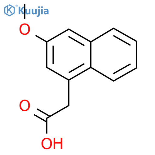 6-Methoxy-2-napthylacetic acid structure