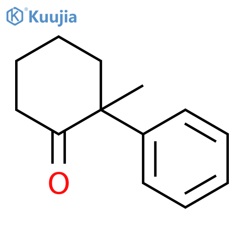 Cyclohexanone, 2-methyl-2-phenyl-, (±)- structure