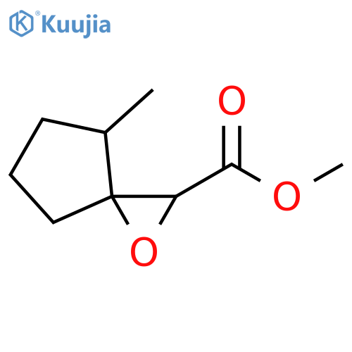 1-Oxaspiro[2.4]heptane-2-carboxylic acid, 4-methyl-, methyl ester structure
