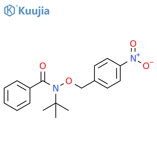 Benzamide, N-(1,1-dimethylethyl)-N-[(4-nitrophenyl)methoxy]- structure
