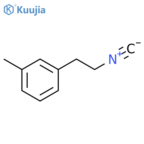 1-(2-isocyanoethyl)-3-methylbenzene structure