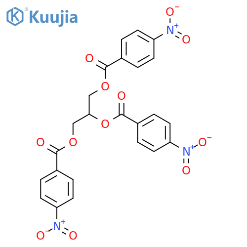 1,2,3-Propanetriol,1,2,3-tris(4-nitrobenzoate) structure
