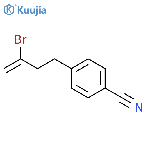 2-Bromo-4-(4-cyanophenyl)-1-butene structure