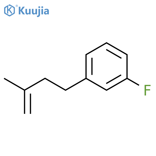 Benzene,1-fluoro-3-(3-methyl-3-buten-1-yl)- structure