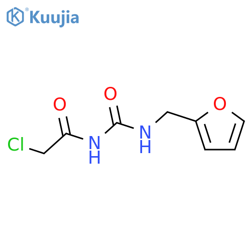 3-(2-chloroacetyl)-1-(furan-2-ylmethyl)urea structure