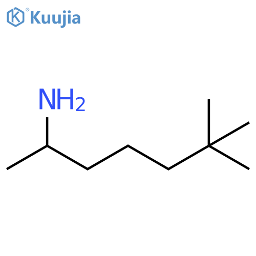 6,6-dimethylheptan-2-amine structure