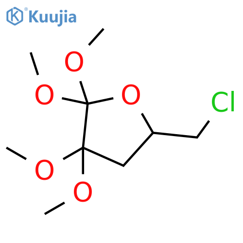 Furan,5-(chloromethyl)tetrahydro-2,2,3,3-tetramethoxy- structure