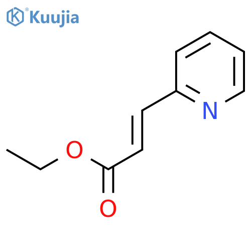 2-Propenoic acid, 3-(2-pyridinyl)-, ethyl ester structure