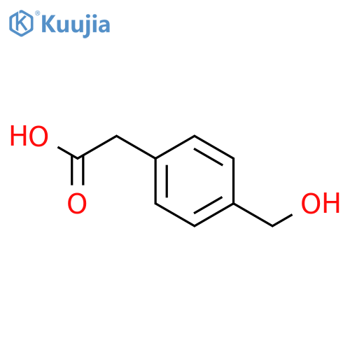 4-(Hydroxymethyl)phenylacetic acid structure