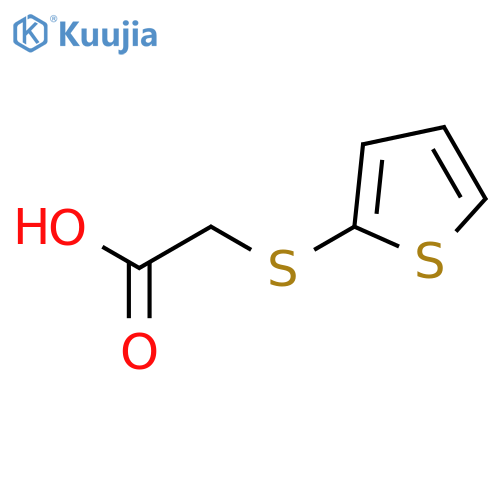 2-(thiophen-2-ylthio)acetic acid structure