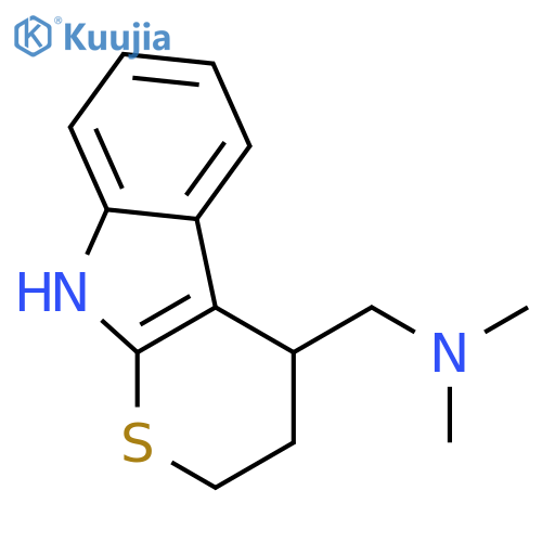 Thiopyrano[2,3-b]indole-4-methanamine,2,3,4,9-tetrahydro-N,N-dimethyl- structure
