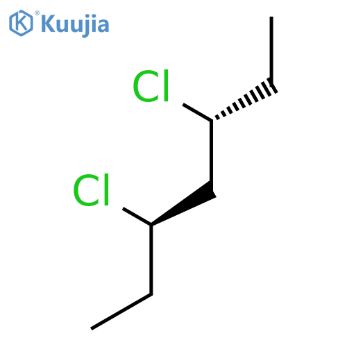 HEPTANE, 3,5-DICHLORO-, (R*,R*)- structure