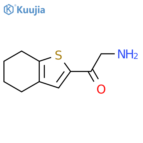 2-Amino-1-(4,5,6,7-tetrahydro-1-benzothiophen-2-yl)ethan-1-one structure