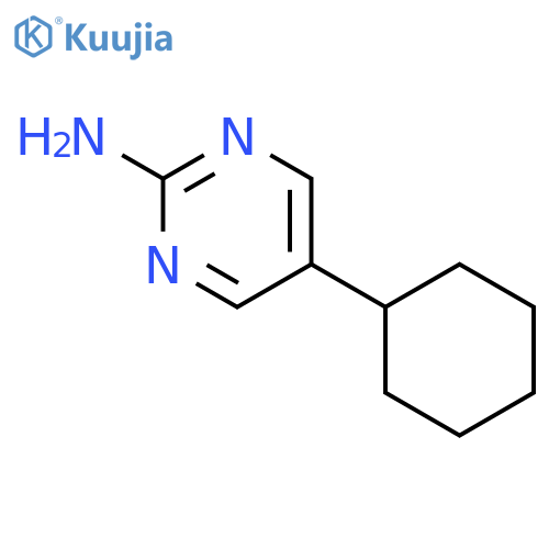 5-cyclohexylpyrimidin-2-amine structure