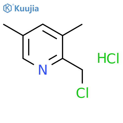 2-(Chloromethyl)-3,5-dimethylpyridine hydrochloride structure
