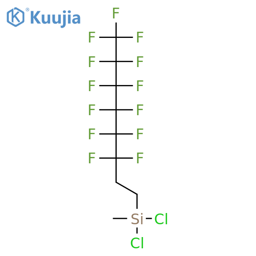 1H,1H,2H,2H-perfluorooctylmethyldichlorosilane structure