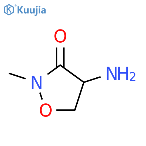 4-amino-2-methyl-1,2-oxazolidin-3-one structure
