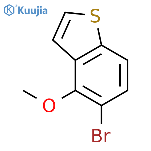 Benzo[b]thiophene, 5-bromo-4-methoxy- structure