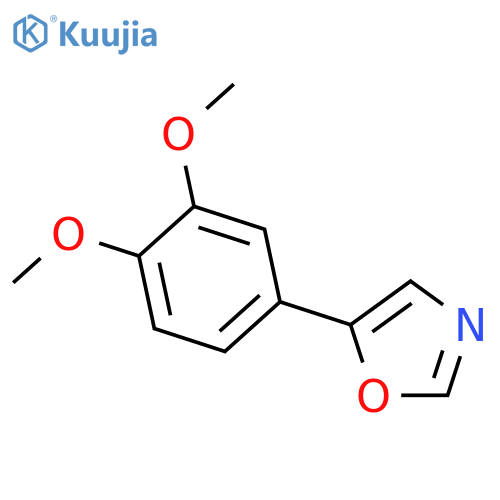 Oxazole, 5-(3,4-dimethoxyphenyl)- structure