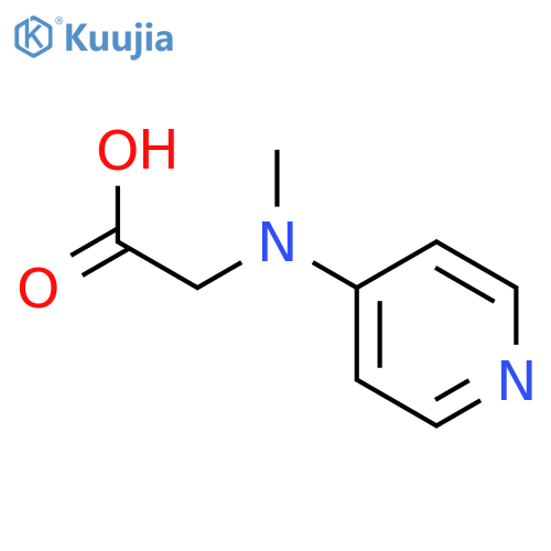 2-[methyl(pyridin-4-yl)amino]acetic acid structure