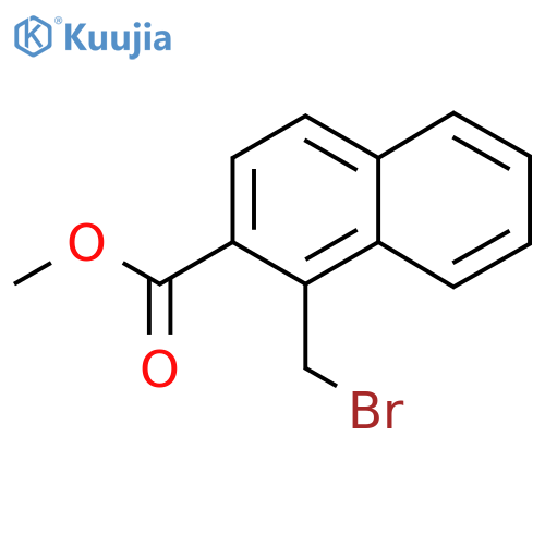 Methyl 1-(bromomethyl)naphthalene-2-carboxylate structure