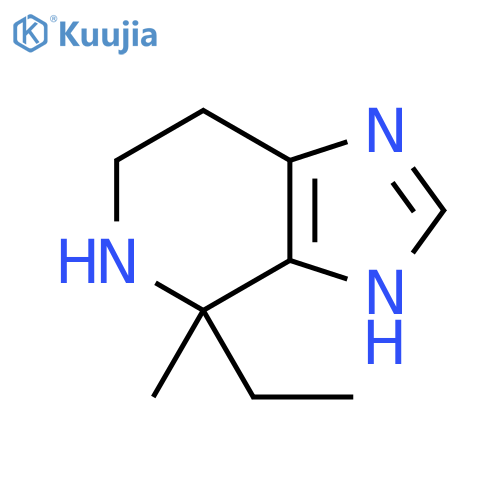 4-ethyl-4-methyl-3H,4H,5H,6H,7H-imidazo4,5-cpyridine structure