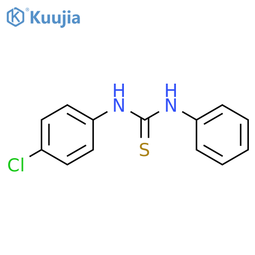 1-(4-Chlorophenyl)-3-phenyl-2-thiourea structure