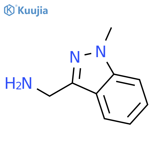1-Methyl-1H-indazole-3-methanamine structure