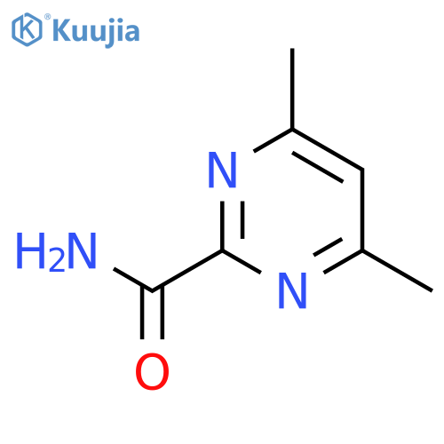4,6-Dimethylpyrimidine-2-carboxamide structure