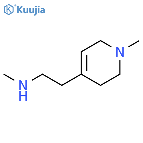 4-Pyridineethanamine,1,2,3,6-tetrahydro-N,1-dimethyl- structure